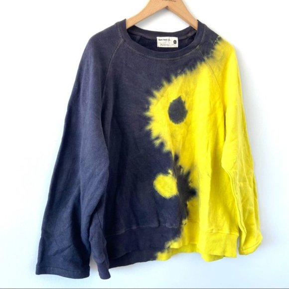 Back Beat Co. Crew Hemp Yin Yang Tie Dye sweater - Picture 3 of 7